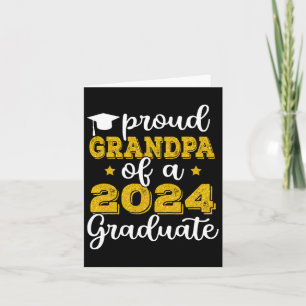 Carte Grand-Père D'Un Diplômé 2024 Cl De 2024 Graduation