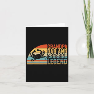 Carte Grand-Père Et Légende Du Crabbing