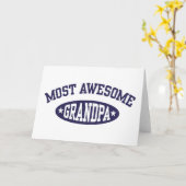 Carte Grand-père le plus génial (Fleur jaune)