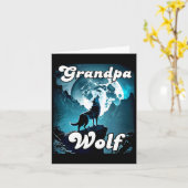 Carte Grand-père Loup Tribu assortie Loups Camping Pack (Fleur jaune)