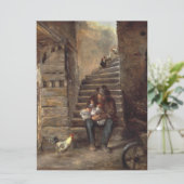 Carte Grand-Père S'Occupe De Son Petit-Fils (Debout devant)