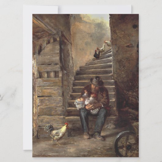 Carte Grand-Père S'Occupe De Son Petit-Fils (Devant)