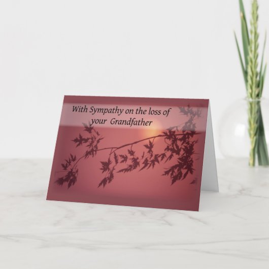 Carte Grand-père sympathique (Devant)