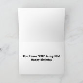 CARTE "GRAND SOUHAIT D'ANNIVERSAIRE DU GRAND DANE" (Intérieur)