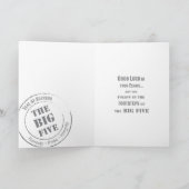 Carte Grand succès cinq (Intérieur)