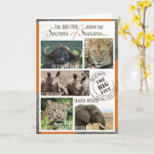 Carte Grand succès cinq (Fleur jaune)