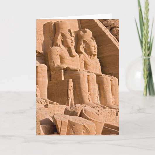 Carte Grand Temple d'Abu Simbel - Ramsès II - Égypte (Devant)