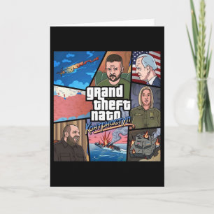 Carte Grand Theft Nato Ukraine Contre-Offensive Guerre P
