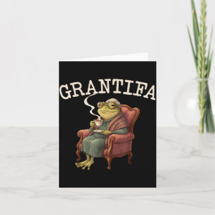 Carte Grand Tifa Grenouille Graphique Drôle Hommes Femme