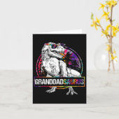 Carte Granddadsaurus Dinosaur Granddad Saurus Correspond (Fleur jaune)