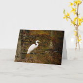 Carte Grande Aiguille blanche dans les couleurs de l'aut (Fleur jaune)