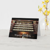 Carte Grande console d'orgue do-it-yourself accueil (Fleur jaune)