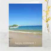 Carte grande côte heureuse (Fleur jaune)