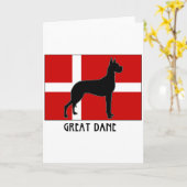 Carte Grande Dane (Fleur jaune)