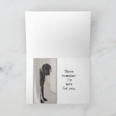 Carte Grande Danse chien animal de compagnie Votre perte (Intérieur)