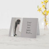 Carte Grande Danse chien animal de compagnie Votre perte (Fleur jaune)