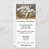 Carte Grande Danse Relaxée sur le canapé-lit mâché avec  (Devant)