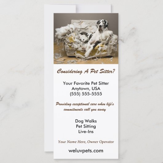 Carte Grande Danse Relaxée sur le canapé-lit mâché avec  (Devant)