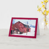 Carte Grande grange rouge sur le Pike national (Fleur jaune)