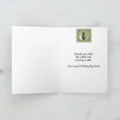 Carte Grande humour de chien Danse pour Anniversaire Big (Intérieur)