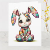 Carte GRANDE MIGNONNE - À revoir ! (Fleur jaune)