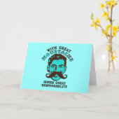 Carte Grande Moustache (Fleur jaune)