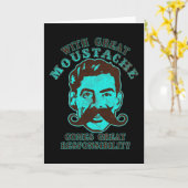 Carte Grande Moustache (Fleur jaune)