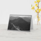 Carte "Grande Muraille de la Chine #1 " (Fleur jaune)