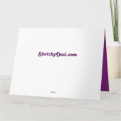 Carte GRANDE Naan-Stop Lovin'! (Dos)