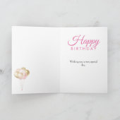 Carte Grande Petite-fille 13e Ballons d'anniversaire (Intérieur)