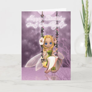 Carte Grande Petite-fille Joyeux Anniversaire mignonne f