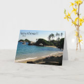 Carte grande retraite côtière (Fleur jaune)