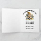 Carte GRANDE Saint-Sylvestre, Anniversaire, etc. (Intérieur)