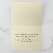 Carte Grande salutation de retraite heureuse VINTAGE de (Intérieur)