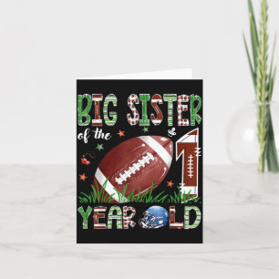 Carte Grande Sœur Du Football De 1 An 1er Anniversaire