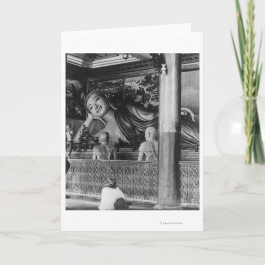 Carte Grande statue de Bouddha en Thaïlande (Devant)