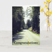 Carte grande voie de retraite (Fleur jaune)