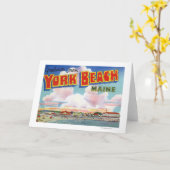 Carte Grandes scènes de lettre, salutations de (Fleur jaune)