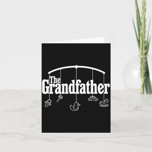 Carte Grandfather Funny Quote Design For Grandpas (Devant)