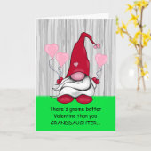 Carte Grandgirl Gnome Valentine's Card (Fleur jaune)