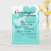 Carte Grandgirl Graduation Danse (Fleur jaune)