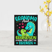 Carte Grandma And Grandson A Bond That Can't Be Broken D (Fleur jaune)