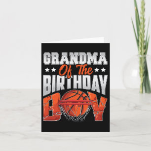 Carte Grandma Bysketbyll Birthday Boy Family Byller B-da