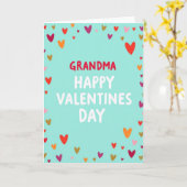 Carte Grandma Happy Valentines Day Card (Fleur jaune)