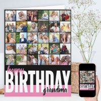 Grandma Photo Collage 31 Photo Joyeux Anniversaire