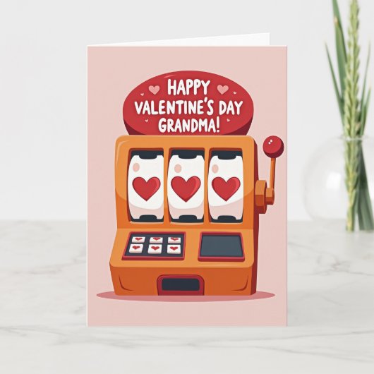 Carte Grandma Valentine Win Card (Devant)