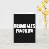 Carte Grandmas Favorite  (Fleur jaune)