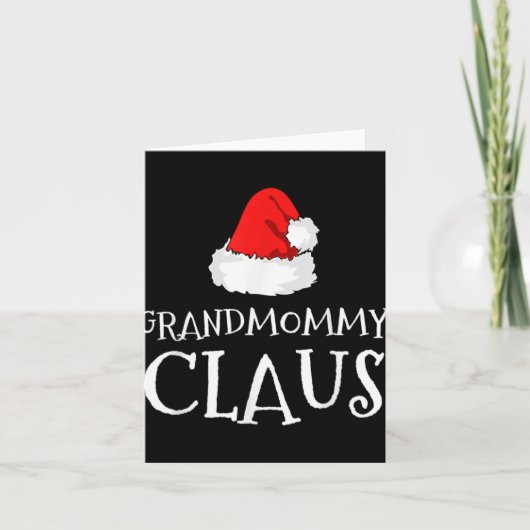 Carte Grandmommy Claus Christmas Santa S Pajama Family M (Devant)