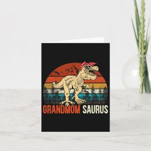 Carte Grandmomsaurus T Rex Dinosaure Grand-mère Saurus M
