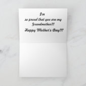 Carte Grandmothers, Mother's Day (Intérieur)
